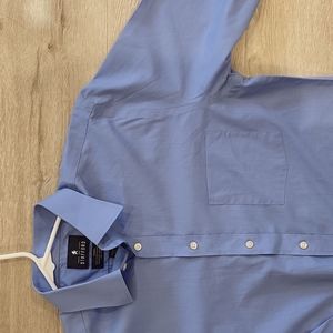 Stafford Men's Blue Dress Shirt